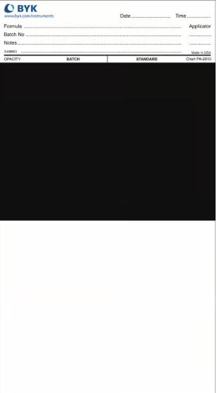 BYK-Gardner Byko-chart Opacity-Display 9A
